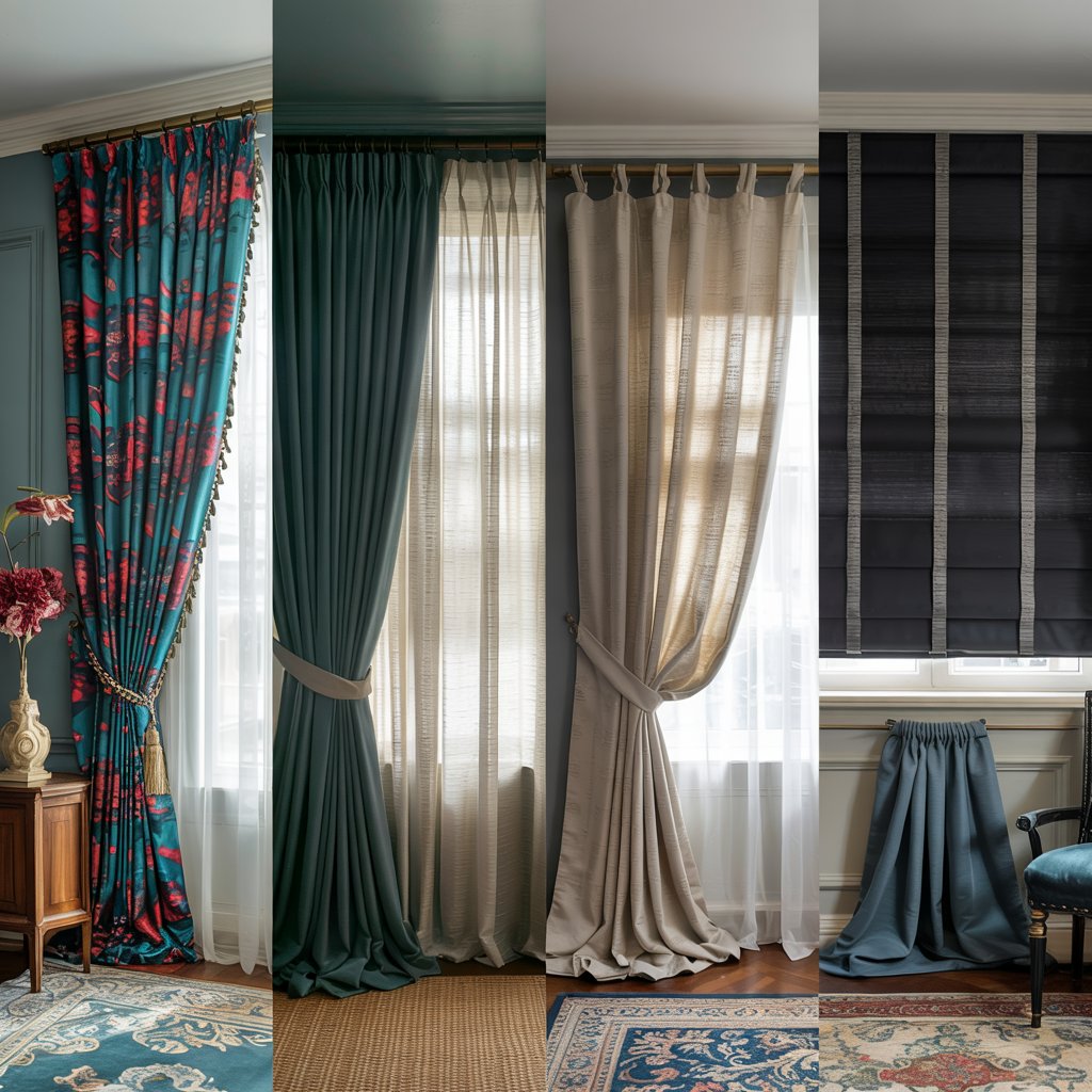 Luxury curtains and blinds