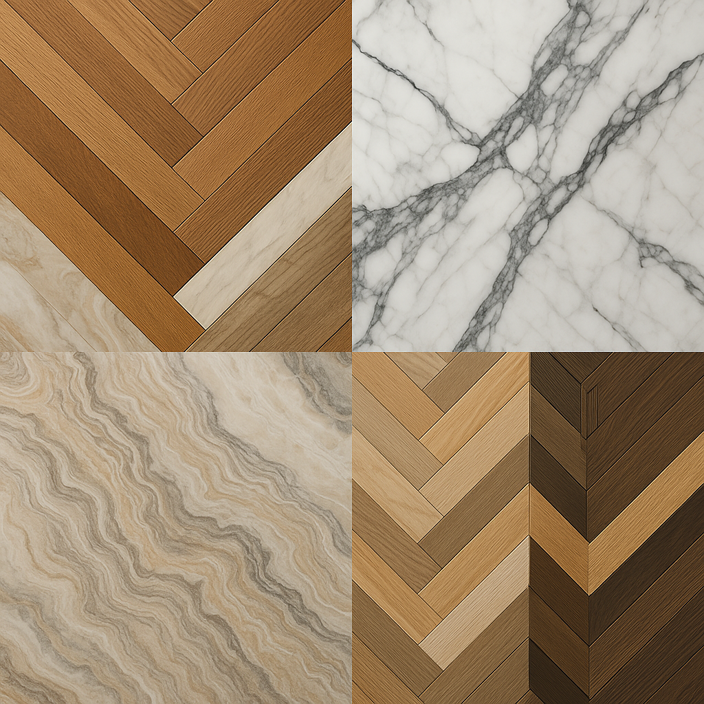 Luxury flooring and carpets